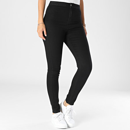 Noisy May - Ella Dames Skinny Jeans Zwart