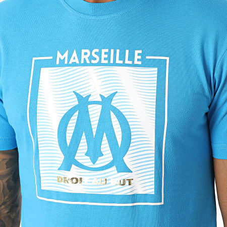 OM - Camiseta Big Logo M24005C Azul claro Oro