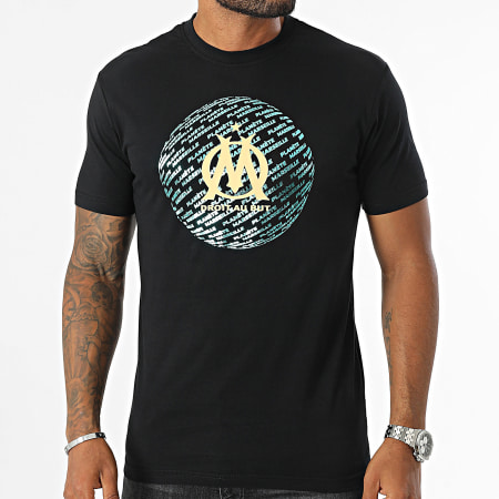 OM - T-shirt Planete Marseille M24005C Zwart