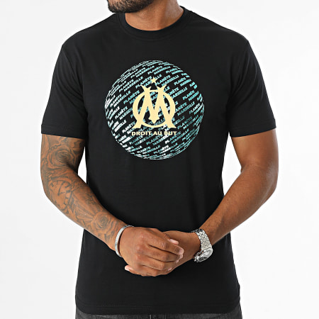 OM - T-shirt Planete Marseille M24005C Zwart