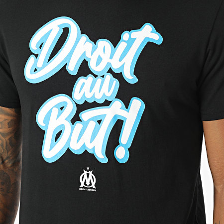 OM - T-shirt Fan Droit Au But M24002C Zwart