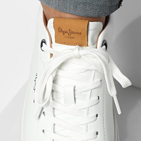 Pepe Jeans - Scarpe da ginnastica Camden Club PMS00020 Bianco di fabbrica