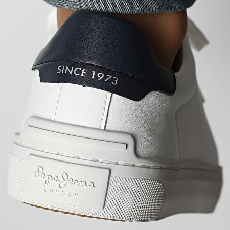 Pepe Jeans - Scarpe da ginnastica Camden Club PMS00020 Bianco di fabbrica