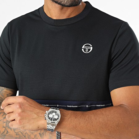 Sergio Tacchini - Ripasso 40800 Zwart marine T-shirt