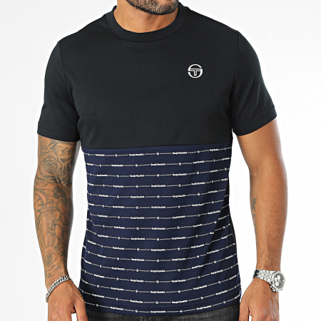 Sergio Tacchini - Ripasso 40800 Negro Azul Marino Camiseta