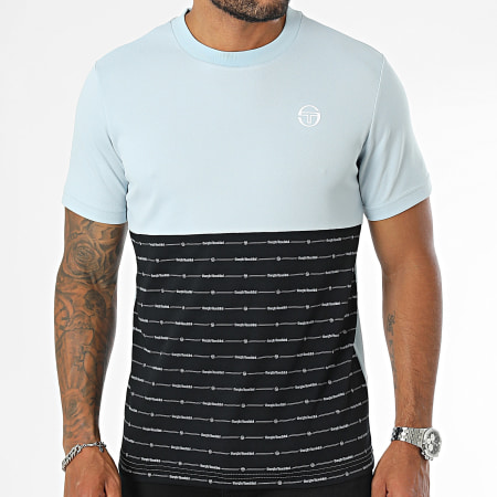 Sergio Tacchini - Ripasso Tee Shirt 40800 Azul claro Negro