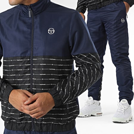 Sergio Tacchini - Ensemble De Survetement Ripasso 40803 Bleu Marine Noir