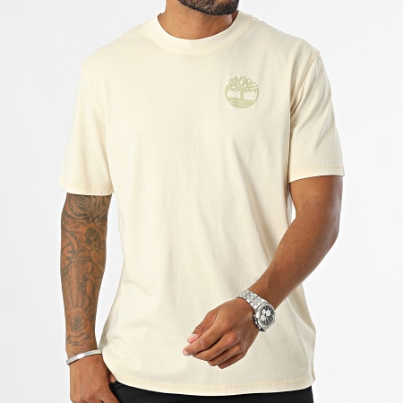 Timberland - Grafisch T-shirt A6VN6 Beige