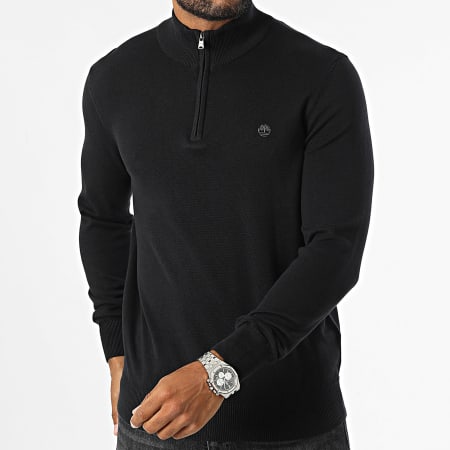 Timberland - Sweat Col Zippé A2BMX Noir