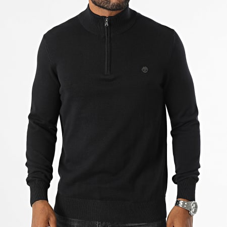 Timberland - Sweat Col Zippé A2BMX Noir