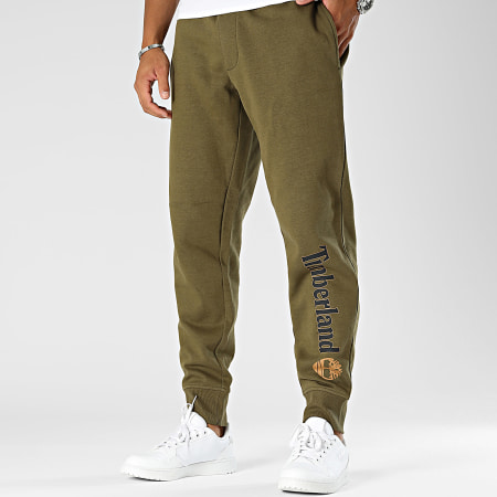 Timberland - Pantaloni da jogging con retro spazzolato A5YFB Verde Khaki