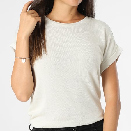 Vero Moda - Brianna Vrouwen T-shirt Beige