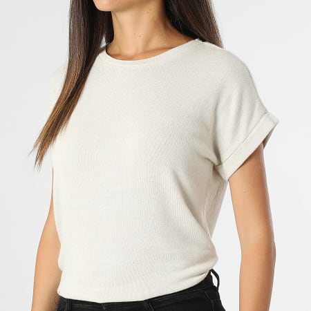 Vero Moda - Brianna Vrouwen T-shirt Beige