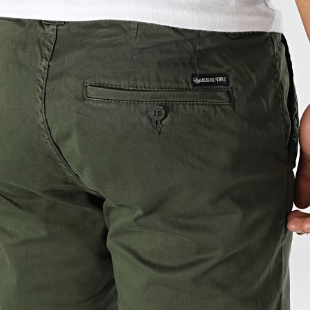 American People - Pantaloni chino verde cachi Papaya