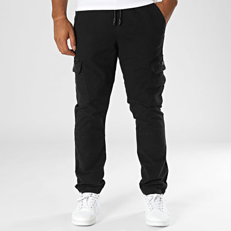 American People - Pinch Cargo Broek Zwart