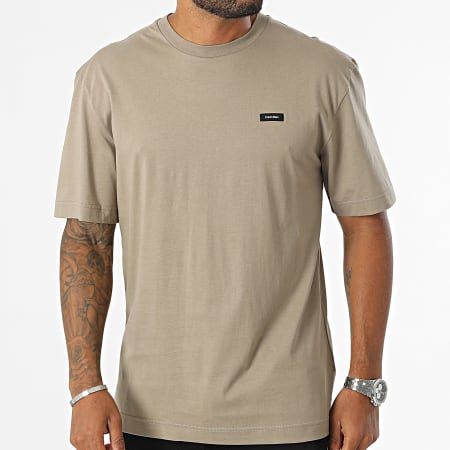 Calvin Klein - Tee Shirt Katoen Comfort 2749 Taupe