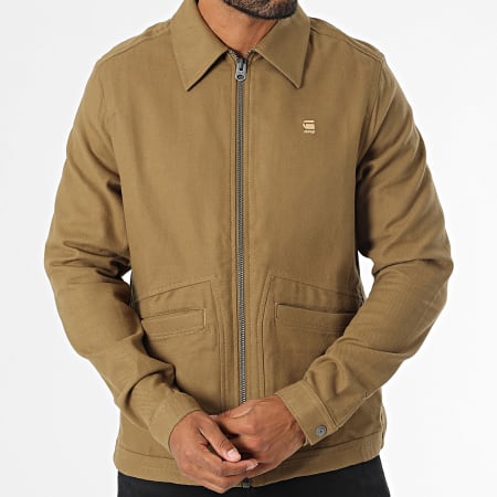 G-Star - Chaqueta con cremallera Camel D25571-D750