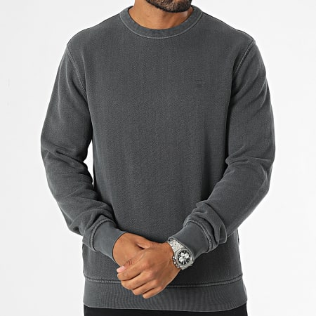 G-Star - Wave Terry Crewneck Sweatshirt D25891-D688 Houtskool grijs