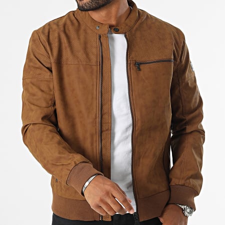 Kaporal - Cazadora biker Birak Camel