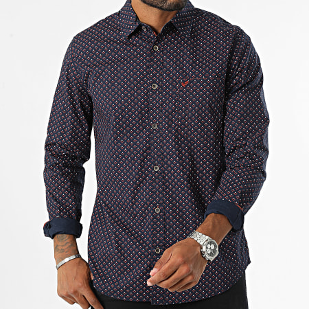 Kaporal - Kalum Slim Camisa Manga Larga Azul Marino