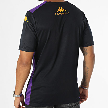 Kappa - Camiseta de fútbol Abou Pro 8 Fiorentina 331U1JW Negro