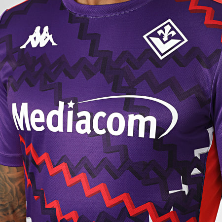 Kappa - Camiseta de fútbol Aboupre Pro 8 Fiorentina 331U1JW Morada