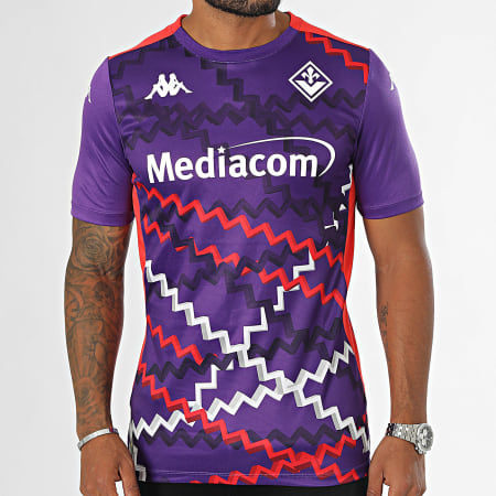 Kappa - Camiseta de fútbol Aboupre Pro 8 Fiorentina 331U1JW Morada