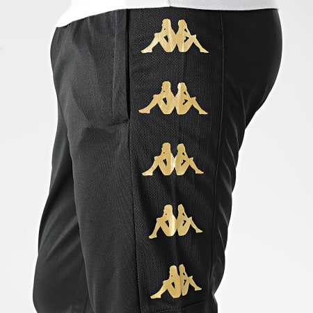 Pantaloni kappa neri e oro clearance