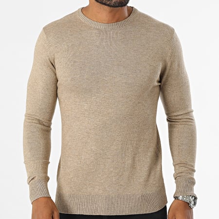KZR - Pull Beige Chiné