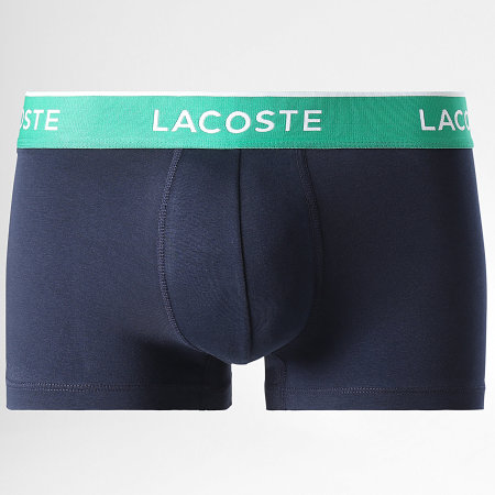 Lacoste - Set di 3 boxer classici in blu scuro