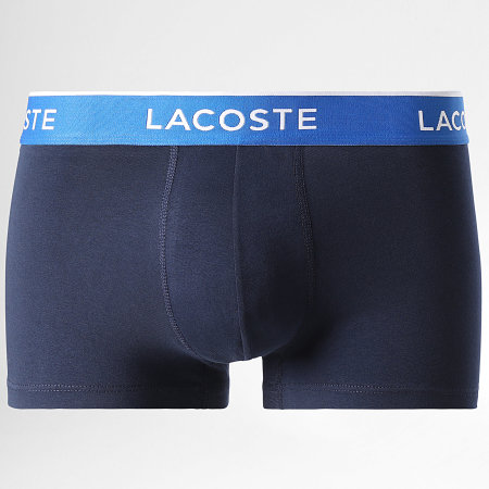 Lacoste - Set di 3 boxer classici in blu scuro