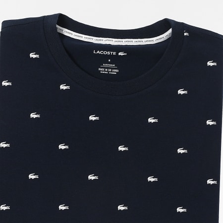 Lacoste - Camiseta Logo Cocodrilo Azul Marino