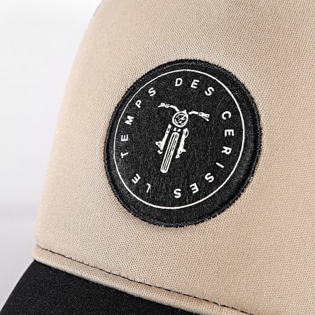 Le Temps Des Cerises - Gorra Trucker Marlo P06182 Beige Negro