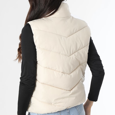 Doudoune Sans Manches Femme Finno Beige