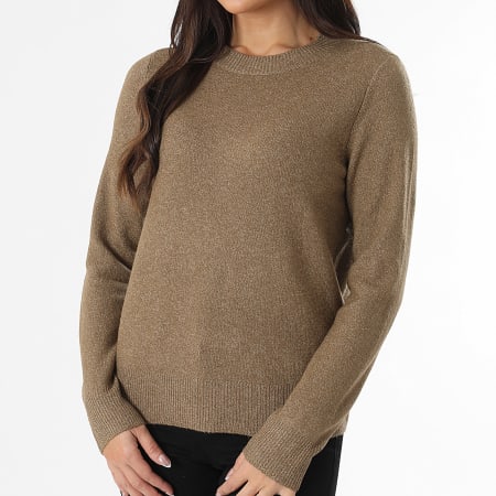 Only - Pull Femme Layla Marron Chiné