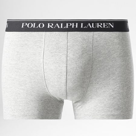 Polo Ralph Lauren - Set di 3 boxer verde cachi grigio erica nero