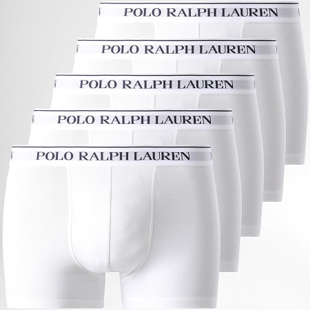 Polo Ralph Lauren - Pack de 5 calzoncillos bóxer blancos