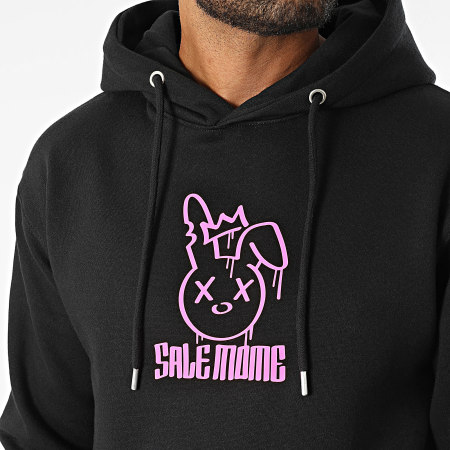 Sale Môme Paris - Chándal King Black Pink Fluo Rabbit