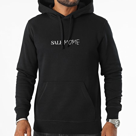 Sale Môme Paris - Venta de sudaderas con capucha Negro Blanco