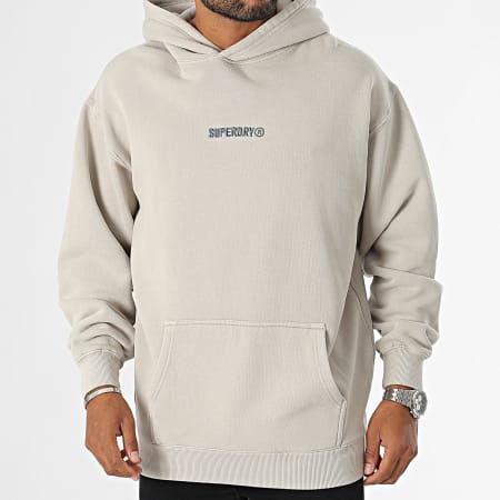 Superdry - Sweat Capuche Logo Graphic Loose M2013727A Taupe