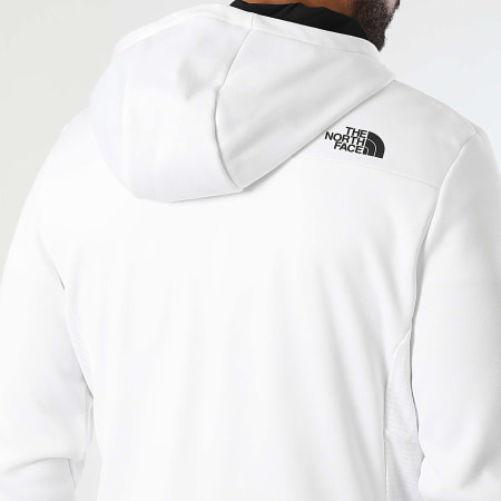 Felpa North Face Bianca The North Face Zip Hoodie Fleece A893Q