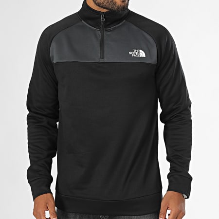 The North Face - Reaxion Fleece Sweatshirt met Ritssluiting A855L Zwart