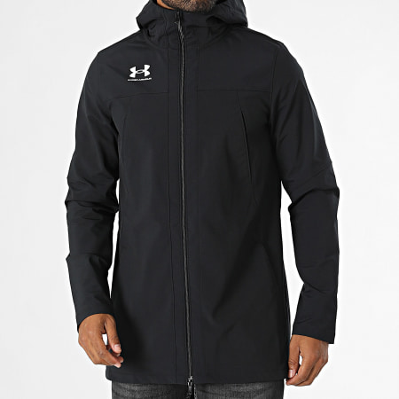 UNDER ARMOUR - そあら Under Armour - Long Zip Hooded Jacket 1387162 Black - Ryses