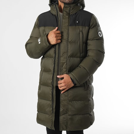 Comme Des Loups - Doudoune Longue Chauffante Alaska Vert Kaki