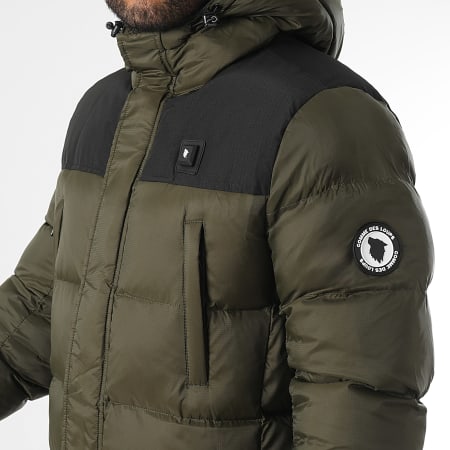 Comme Des Loups - Doudoune Longue Chauffante Alaska Vert Kaki