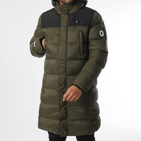 Comme Des Loups - Doudoune Longue Chauffante Alaska Vert Kaki