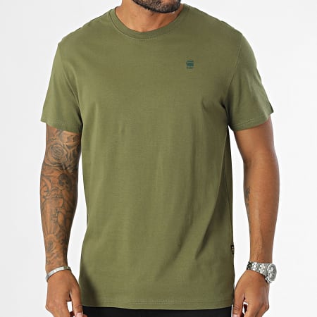 G-Star - Camiseta D16411-336 Verde caqui