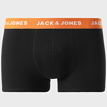 Jack And Jones - Juego de 5 bóxers Oliver Solid Negro