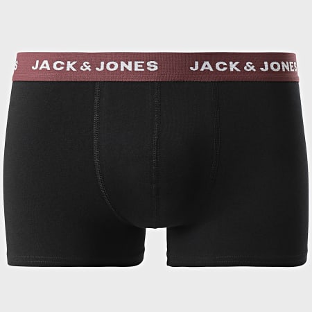 Jack And Jones - Juego de 5 bóxers Oliver Solid Negro