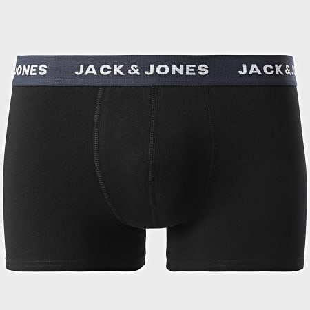 Jack And Jones - Juego de 5 bóxers Oliver Solid Negro